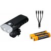 Svetlo na bicykel Fenix BC30 V2.0 + nabíjacia USB sada 3500 mAh
