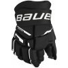 Hokejové rukavice Bauer Supreme M3 Black/White Junior 10 palcov