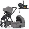 PETITEMARS PETITE&MARS Kočík kombinovaný ICON 2v1 Dove Grey LITE RWS + Core Pro i-Size Black Grey + Báza