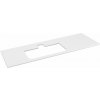 Sapho Brahea doska Rockstone 131,6 x 51,5 cm biela matná BT132-0101-L