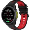 VSETKONAMOBIL 114810 SPORTY Vymeniteľný silikónový remienok Garmin Forerunner 970 čierno-červený