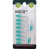 Herbadent HERo 0,9 mm náhradná medzizubná kefka 10 ks