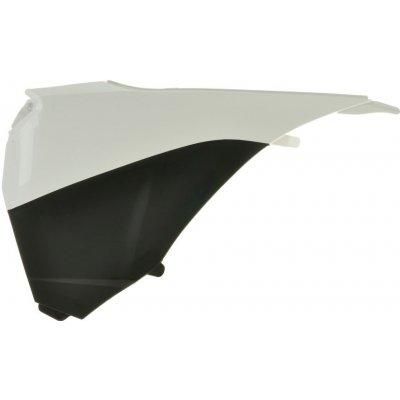 Rtech bočný kryt vzduchového filtra ľavý KTM bielo-čierny