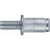 Skrutky nitovacie pozinkované, M6x12mm, 25ks, FORTUM