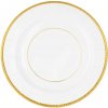 Party Papierový tanier Elegant Gold 20 cm, 6 ks