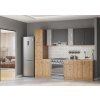 Casarredo GRACE 260 kuchynská linka, antracit/apalačský dub