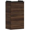 Hansgrohe Xelu Q - Umývadlová skrinka, 63x34x27 cm, 1 dvierka, pánty vľavo, tmavý orech/matná čierna 54014670