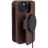 Púzdro Decoded Leather Detachable Wallet MagSafe iPhone 14 Plus - hnedé