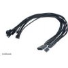 AKASA kabel FLEXA FP5 redukce pro ventilátory, 1x 4pin PWM na 5x 4pin PWM, 45cm AK-CBFA03-45