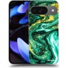 Picasee silikónový čierny obal pre Google Pixel 9 - Green Gold