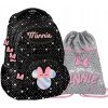 Školský viac-komorový batoh Minnie Mouse Paso čierny, ružový 18 l