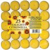 Petali Citronella čajové sviečky 25ks