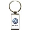 Prívesok na kľúče kovová VOLKSWAGEN obdĺžnik bez retiazky