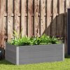 Kvetináč plast sivý VidaXL 150 cm x 100 cm x 54 cm
