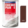 Chemolak Chemopur E U2081 2430 hnedá čokoládová - Vrchná polyuretánová farba na kov, betón, drevo 0,8l