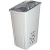 Kôš na špinavú bielizeň PERLA 45l, biely