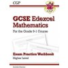 New GCSE Maths Edexcel Exam Practice Workbook: Higher - includes Video Solutions and Answers (CGP Books)(Brožovaná)