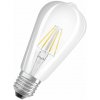 LED Edison E27 ST64 4W = 40W 470lm 2700K Teplá 300° žiarovka Ledvance