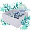 Meow, Suchý bazén Blue Lagoon s 300 guličkami, štvorcový