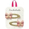 Pukacie sponky do vlasov Rockahula Kids Patchwork Butterfly