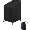 Obal na záhradnú stoličku 100 x 72 x 75 cm čierny