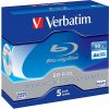 Verbatim BD-R 50 GB Dual Layer 6x, 5 ks v škatuľke