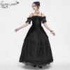 Devil Fashion šaty dámske Black Gothic
