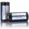 Batéria nabíjacia li-ion RCR123A, CR123, 16340 Keeppower 850 mAh 3.7V