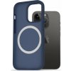 Kryt na mobil AlzaGuard Silicone Case Compatible with Magsafe pre iPhone 14 Pre modrý (AGD-PCMS18L)