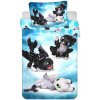 Disney Jerry Fabrics Bavlnené obliečky BABY AKO VYCVIČIŤ DRAKA Bavlna de luxe 1x40x60,1x100x135 cm