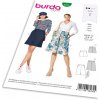 Strih Burda 6235 - Áčková sukňa s vreckami