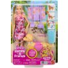 BÁBIKA BARBIE MALIBU PRECHÁDZKA SO ŠTENIATKOM ČISTOTNÝM - Súprava pre deti +3