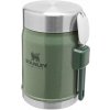 Zelená termoska na jedlo z nehrdzavejúcej ocele 400 ml Legendary Classic Hammer Tone Green – Stanley