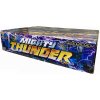 Zostavený ohňostroj Mighty Thunder 446 rán 20 25 mm