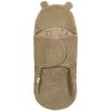 Meyco zavinovacia deka do vajíčka Teddy Bear Brown