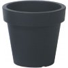 PlasticFuture Kvetináč LEXO CIRCLE antracit, 60 cm