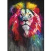 Ručne maľovaný obraz Lion Head 50x70 cm