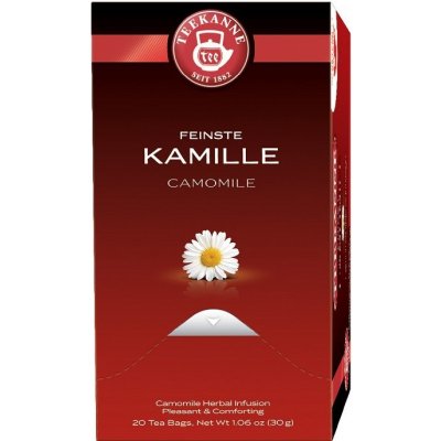 Teekanne Kamille Bylinný čaj 20 x 1,5 g