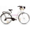 Retro bicykel hliníkový GOETZE MOOD bielo-čierny
