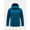 MIKINA PEAK PERFORMANCE W TREELINE FLEECE HOOD INFINITY TEEL