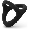 Easytoys Desire Ring - flexible penis and testicle ring black