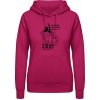 AWDis Hoodie Mikina - Pivo pre vyvolených - Zvodná ružová - XS - Dámske