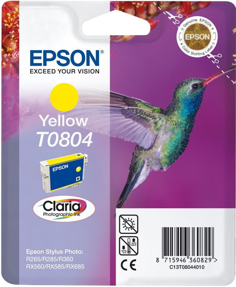 Epson T0804 Yellow - originálny