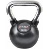 Vinylový kettlebell s chromovaným úchopem HMS KGC 12 kg