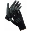 Cerva Bunting Black Evolution rukavice PU, veľkosť 10, 6 párov