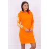 Šaty Off White MI62072 oranžový neón Univerzálna Oranžová/neón