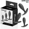 Addicted toys set of 3 anal plug silicone model 2