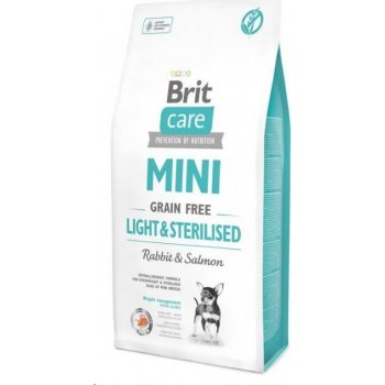 Brit Care Mini Dog Light & Sterilised Rabbit & Salmon 7 kg