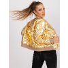Dámska prešívaná bunda EM-KR-616.29 ex moda Farba: Zlatá, Veľkosť: L