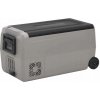 Chladiaci box na kolieskach s rúčkou, čierno-sivý, 36 l